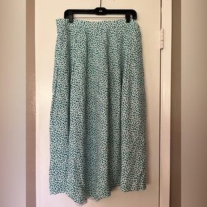 Vintage Talbots Patterned Skirt Size 18